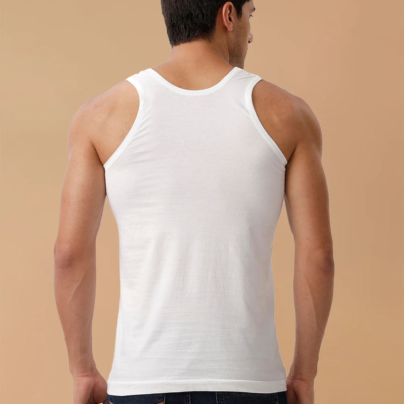 100% Combed Cotton White Sando Vest