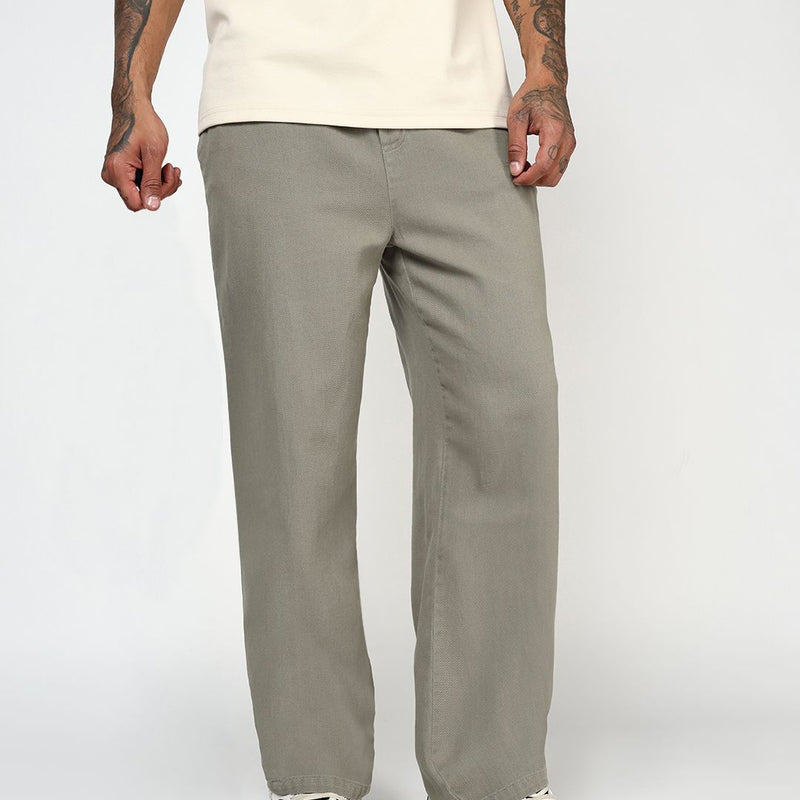 Men's Sage Green Casual Pants